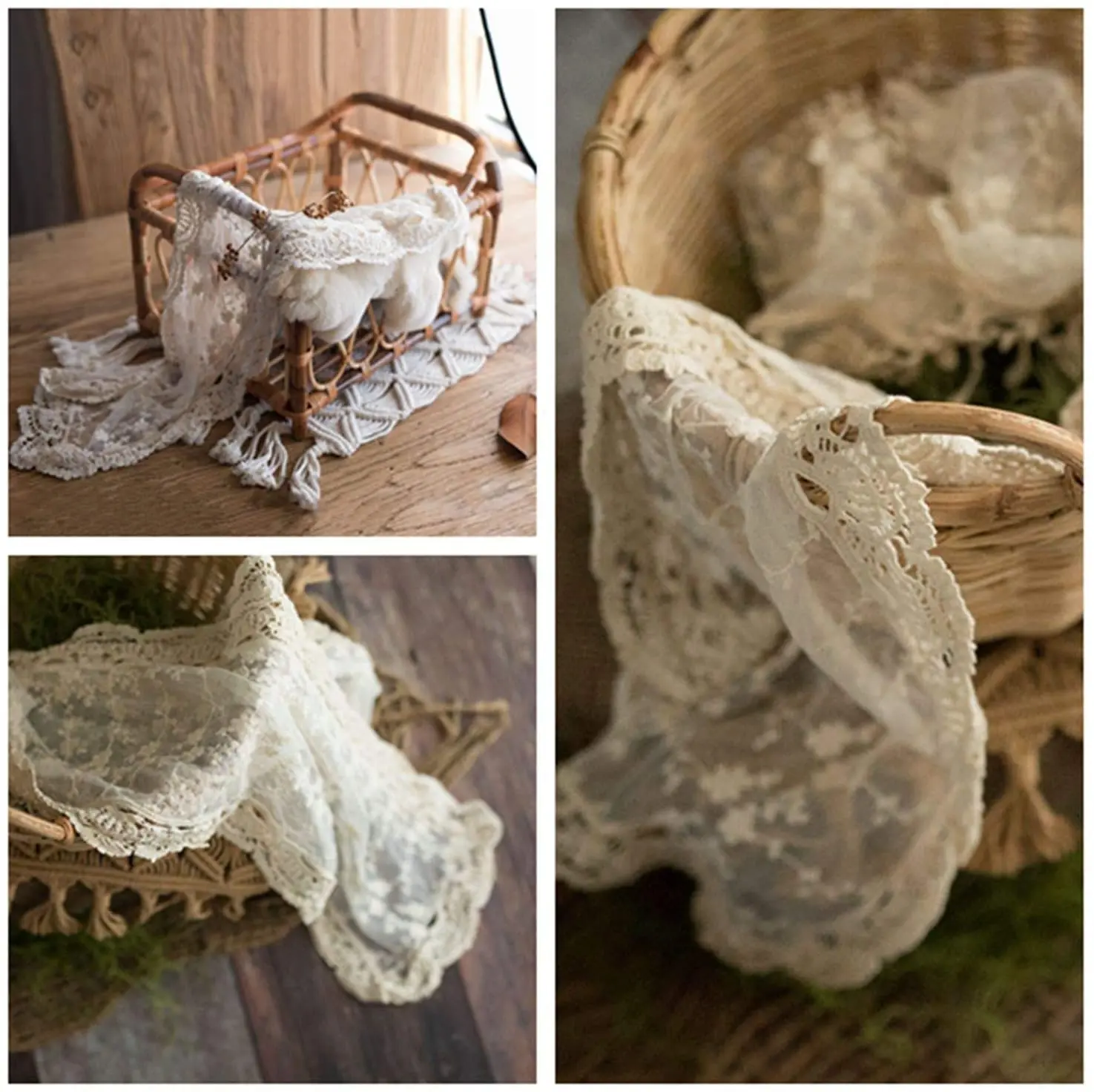 Newborn Photography Prop Lace  - огляд і ціна Baby Products Photos